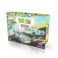 Klocki Meli Minis Speed 2w1 wyścigowe 500 el. – zestaw 3+
