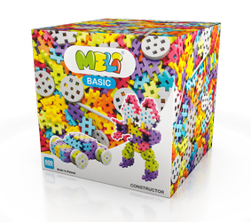 Klocki Meli Basic Constructor 600 elementów – konstrukcyjne 4+