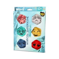 Woreczki sensoryczne Emocje 6 szt. – Mom's Care 12m+