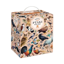 Puzzle CzuCzu Puzzlove Ptaki Polski 1000 elementów