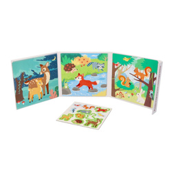 Puzzle magnetyczne - leśne zwierzęta