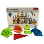 Klocki magnetyczne kalejdoskop 95 el. przezroczyste – X-Bida 3+