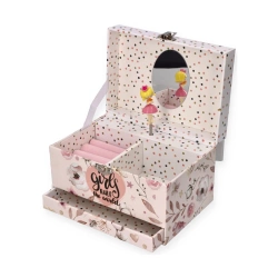 Pozytywka " Girls rule" - szkatułka na skarby 