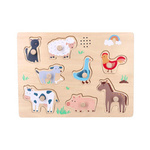 Puzzle dźwiękowe - Farma