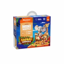 Marioinex Mini Waffle Animals Safari 100 el. – klocki z figurkami 3+