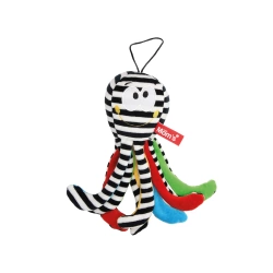 Mini ośmiornica kontrastowa czarno-biała – Mom's Care 0+