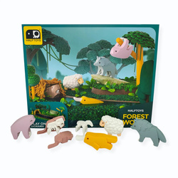 Magnetyczne figurki 3D zwierząt leśnych – Half Toys 3+