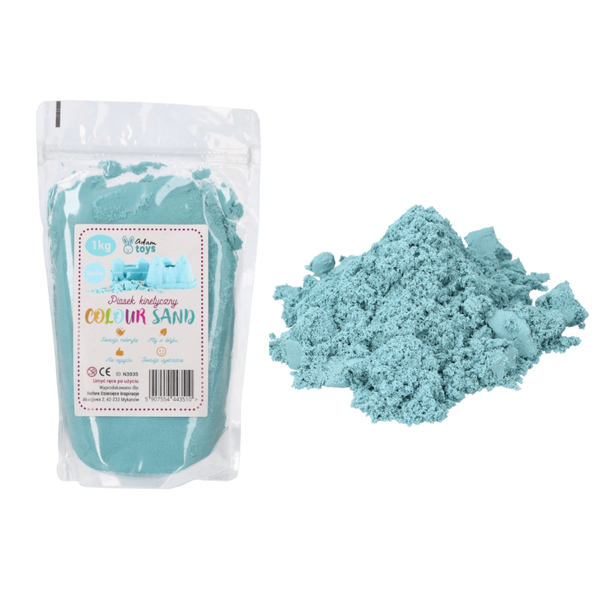 Piasek kinetyczny ColourSand - 1kg  - niebieski